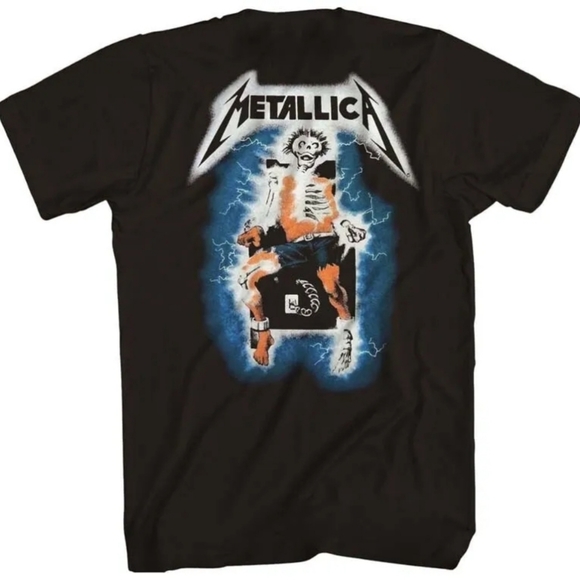 Metallica Metal Up Your Black Tee Shirt - Picture 4 of 6
